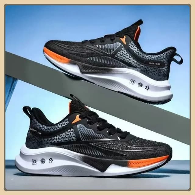 Lauf- und Wanderschuhe für Herren – Schnür-, leichte, bequeme und atmungsaktive Tennis-Sneaker