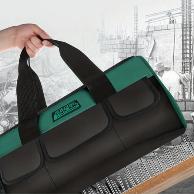 13-Zoll-Werkzeugtasche für Elektriker, multifunktional, stark, langlebig, Oxford, verdickt, Holzbearbeitung, Aufbewahrung, tragbare Handtasche