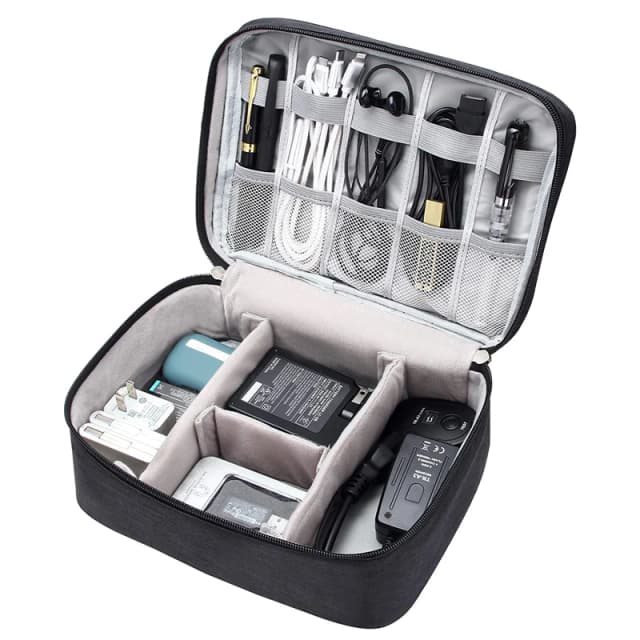 Tragbare digitale Aufbewahrungstasche, USB-Line, Ladegerät, Stecker, wasserdicht, Kabel-Organizer, Tasche, Reiseelektronik, Geräte, Zubehör, Packung