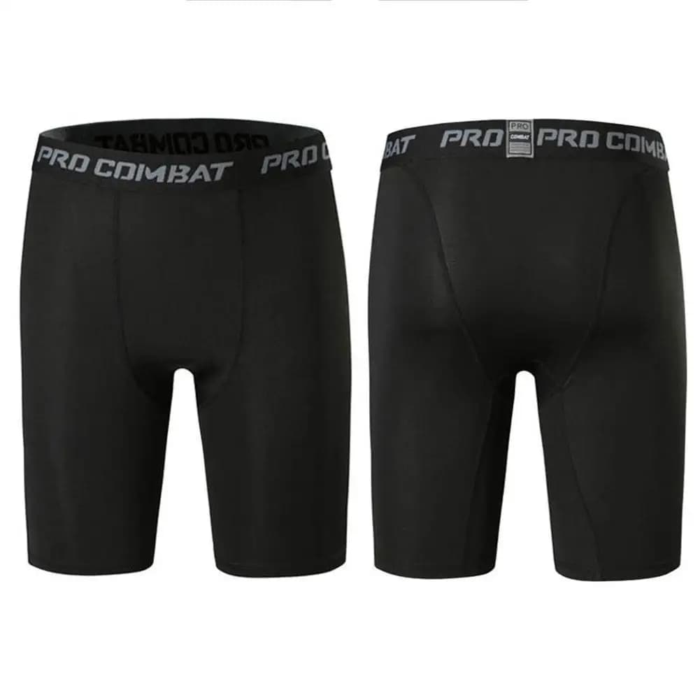 Herren Leggings Kompressionshose Sport Leggings Basketball Viertel Shorts Schnell trocknend Lauftraining Stretch Fitnesshose