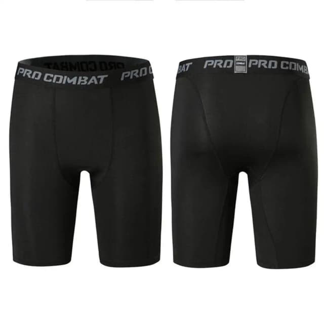 Herren Leggings Kompressionshose Sport Leggings Basketball Viertel Shorts Schnell trocknend Lauftraining Stretch Fitnesshose