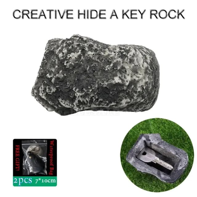 Outdoor verstecken einen Schlüssel Rock releas tisch aussehenden Stein versteckte sichere Aufbewahrung sbox Home RV Ersatz schlüssel sicher simulierte Stein Ersatz schlüssel Lagerung