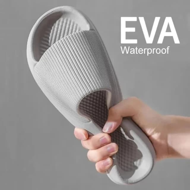Dicke Plattform Badezimmer Hause Hausschuhe Frauen Mode Weiche Sohle EVA Innen Rutschen Frau Sandalen 2024 Sommer Nicht-slip Flip-flops