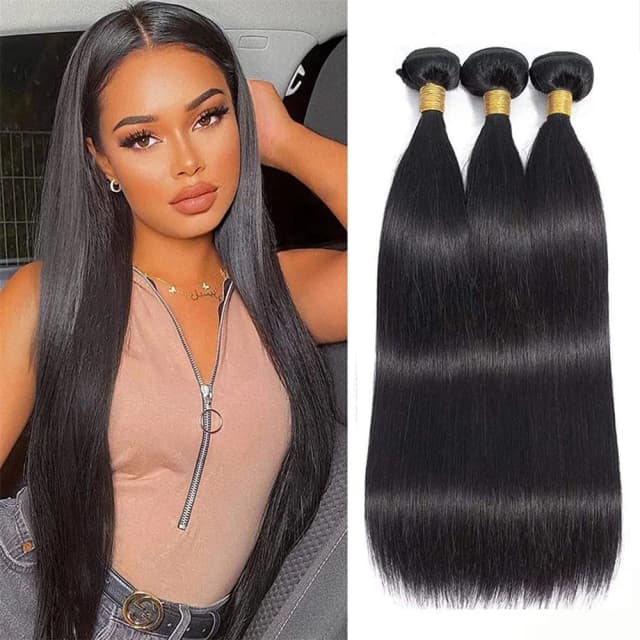 Knochen Gerade Bundles 1/3/4 stücke Natürliche Schwarze Frauen Nähen In Remy Menschenhaar Verlängerung Günstige Brasilianische Gerade Menschliches Haar Bundles