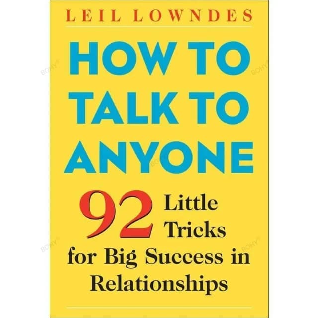 So spricht mit Jeder 92 Little Tricks für Big Success Book