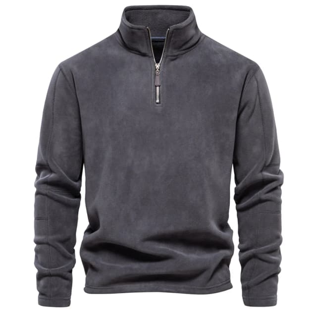 AIOPESON Marke Qualität Verdicken Warme Fleece Jacke für Männer Zipper Neck Pullover männer Sweatshirt Soft Shell Herren Jacke