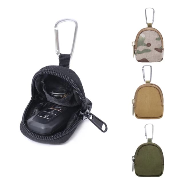 Taktische EDC Tasche Schlüssel Brieftasche Halter Männer Geldbörsen Tasche Tasche Schlüsselbund Zipper Tasche Outdoor Schlüssel Tasche