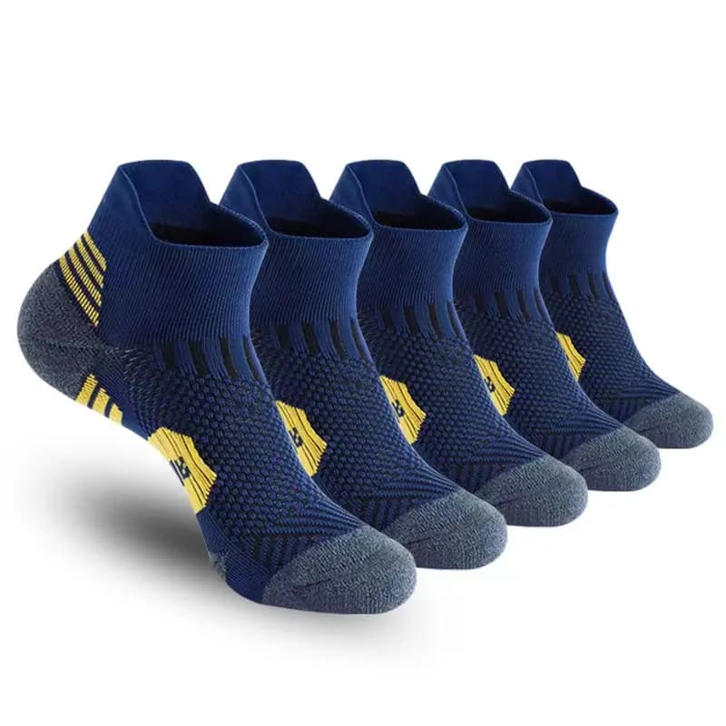 3 Paar professionelle Herren-Sportsocken, Outdoor, Laufen, Fitness, Klettern, dick, schnell trocknend, Handtuch, kurze Socken für Herren, Größe 39–45