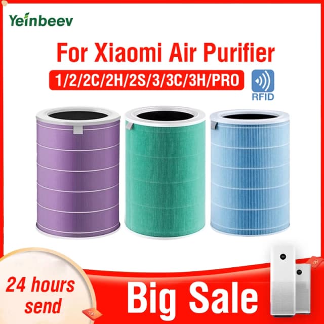 Für Ersatz Xiaomi Hepa Filter Xiaomi Luftreiniger Filter Formaldehyd Xiaomi Luftreiniger 3H Filter Luftreiniger 2S Filter