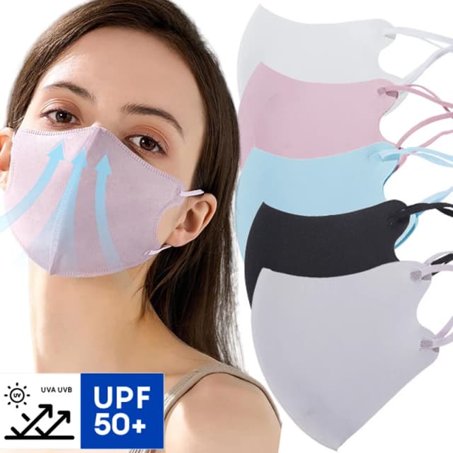 Sommer Frauen Sonnenschutz Maske Outdoor Sport Radfahren Atmungsaktive Waschbar Wiederverwendbare Gesichts Abdeckung Doppel Schicht Eis Seide Maske