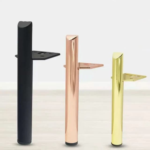 4er-Set Luxuriöse Metall-Eckstützen für Badezimmerschränke, TV-Möbel, Sofas und Teetische – Verstärkte Möbelfüße