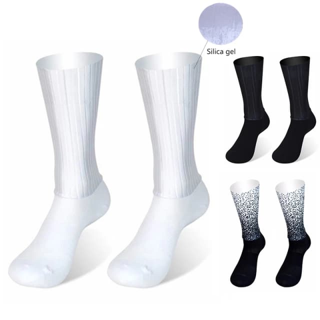 Neue Gel Bike Team 2024 Radsport-Socken Silikon Sommer Aero Rutschfest Atmungsaktiv Pro Racing Sportsocken Herren Damen Calcetines Ciclism