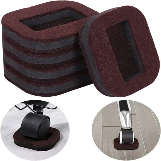 5 stücke Bürostuhl Rad Stopper Möbel Teile Caster Cup Verhindert Kratzer Holz Boden Teppich für Roller Füße Anti-rutsch-matte