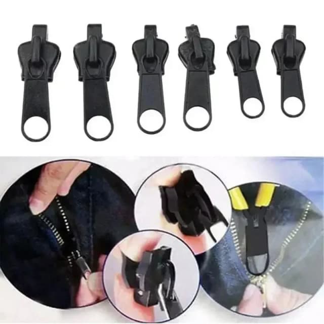 3 Größen Universal Instant Fix Reißverschluss-Reparatursatz Ersatz-Reißverschlussschieber Zähne Rettung Nähen Kleidung Tasche Reißverschlüsse Werkzeugzubehör