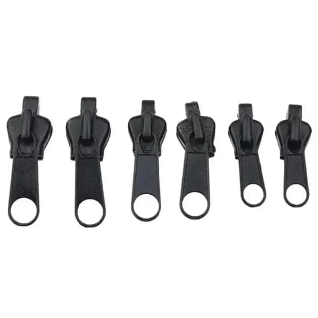 6 stücke Hot Fix Zipper Kopf Universal Kit Ersatz Sofortige Reparatur Fix EINE Reißverschluss Bequem Nützlich Hause DlY Werkzeug