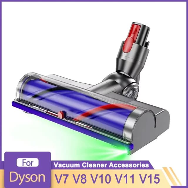 Direkter Bürstenkopf für Dyson V8 V10 V11 V15 V7 Staubsauger Hartholzbodenaufsatz Borstenwalzenbürste Staubsaugerteile