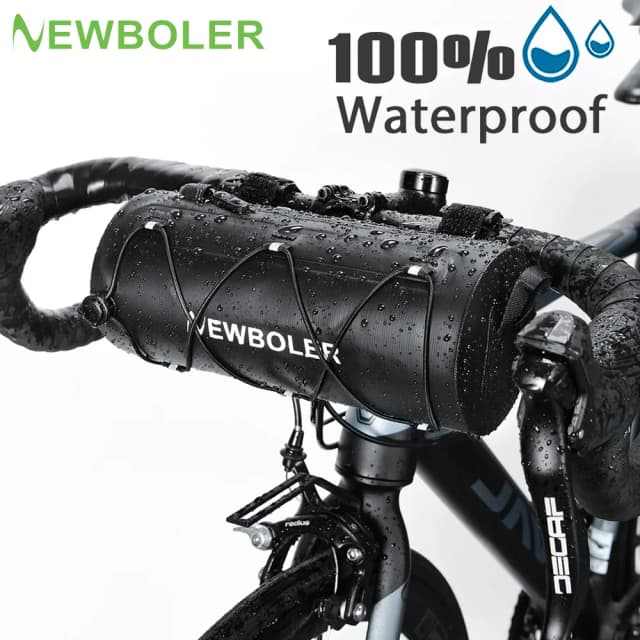 NEWBOLER Lenkertasche Fahrradtaschen Wasserdichter Rahmen Packtasche Multifunktions Tragbare Schulter Wasserdichte Tasche Fahrradzubehör