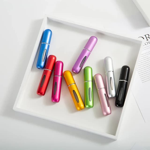 5 ml Parfüm-Sprühflasche, tragbarer Parfümzerstäuber, befüllbare Mini-Parfümflasche, Parfüm, leere Flasche, Duftpumpenbox