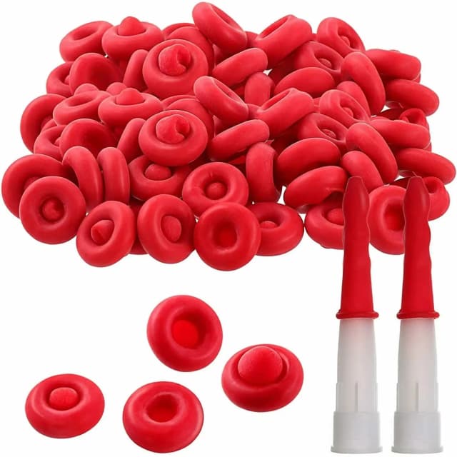 20 stücke Caulk Cap Glas Kleber Spitze Abdichtung Kappe Barrel Kleber Mund Schutzhülle Kartuschenpistole Düsen Kappe Rot Caulk sparen Kappe