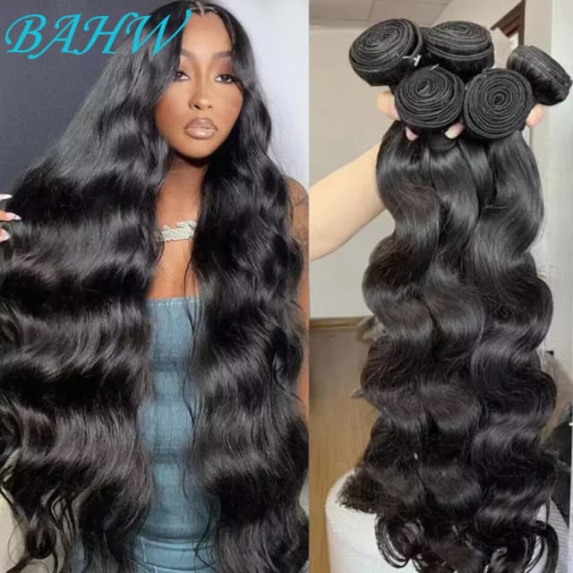 Körper Welle Bundles Menschliches Haar Indische Haarwebart Bundles 1/3/4 Pcs Bundles Natürliche Schwarz 10-30 Zoll Remy haar Extensions Tissage