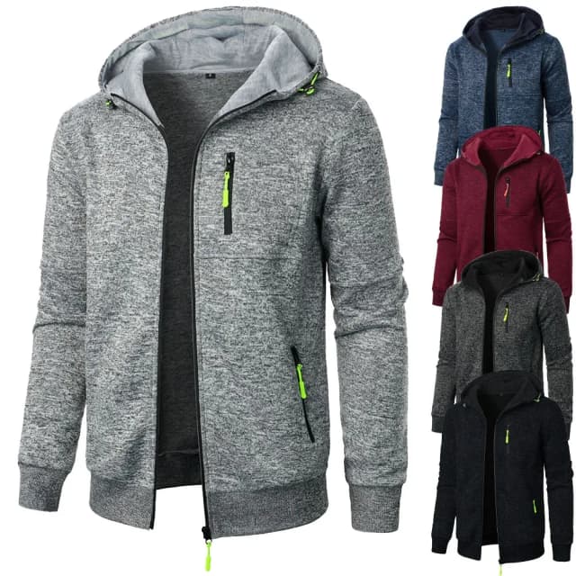 Herren lässige Sweatshirts Kapuzen pullover Slim Fit Sportswear Herbst jacke für Herren Trainings anzug Streetwear Jacken
