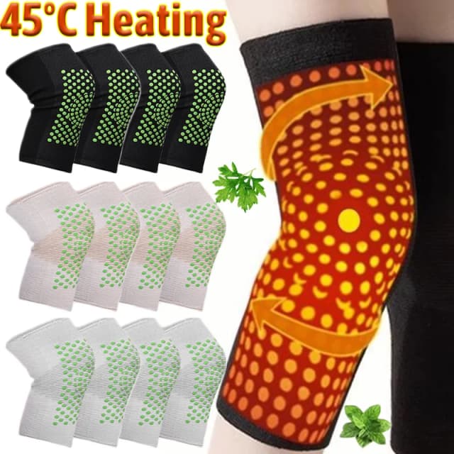 2 stücke Selbst Heizung Unterstützung Knie Pads Joint Schmerzen Lindern Fieber Knie Pads Bandage Nylon Elastische Unisex Fitness Sport Knie ärmeln